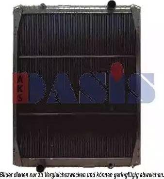 AKS Dasis 390160N - Радиатор, охлаждение двигателя autospares.lv