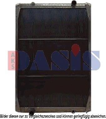 AKS Dasis 390290N - Радиатор, охлаждение двигателя autospares.lv