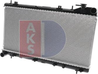 AKS Dasis 350030N - Радиатор, охлаждение двигателя autospares.lv