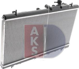 AKS Dasis 350032N - Радиатор, охлаждение двигателя autospares.lv