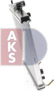 AKS Dasis 360270N - Радиатор, охлаждение двигателя autospares.lv