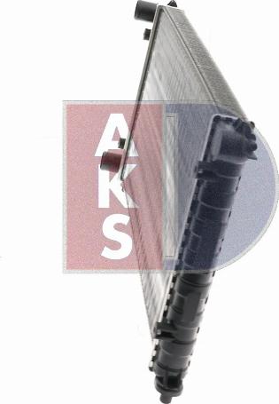 AKS Dasis 330090N - Радиатор, охлаждение двигателя autospares.lv