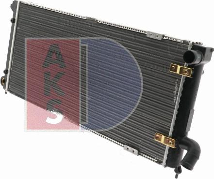 AKS Dasis 330220N - Радиатор, охлаждение двигателя autospares.lv