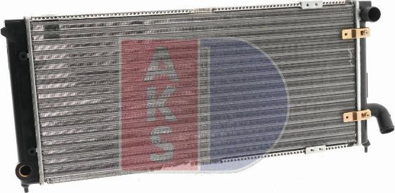 AKS Dasis 330220N - Радиатор, охлаждение двигателя autospares.lv