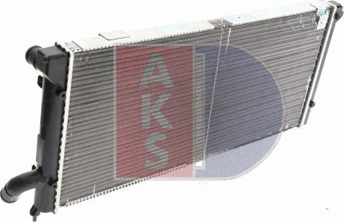 AKS Dasis 330220N - Радиатор, охлаждение двигателя autospares.lv