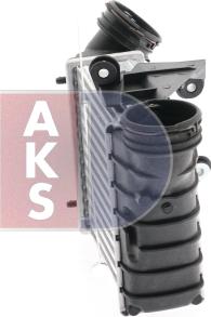 AKS Dasis 337001N - Интеркулер, теплообменник турбины autospares.lv