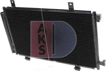 AKS Dasis 322022N - Конденсатор кондиционера autospares.lv
