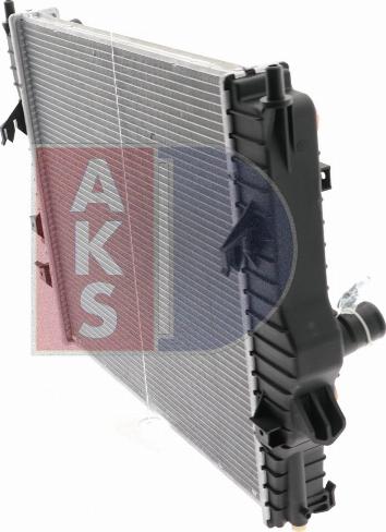 AKS Dasis 370042N - Радиатор, охлаждение двигателя autospares.lv