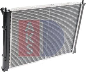 AKS Dasis 370026N - Радиатор, охлаждение двигателя autospares.lv