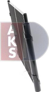 AKS Dasis 372014N - Конденсатор кондиционера autospares.lv