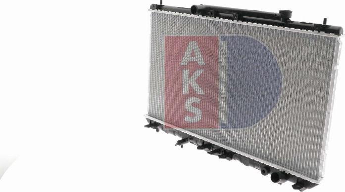 AKS Dasis 219071N - Радиатор, охлаждение двигателя autospares.lv