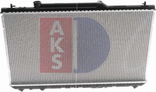 AKS Dasis 219071N - Радиатор, охлаждение двигателя autospares.lv