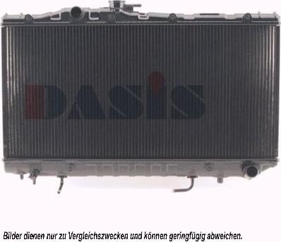 AKS Dasis 210930N - Радиатор, охлаждение двигателя autospares.lv