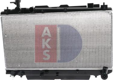 AKS Dasis 210049N - Радиатор, охлаждение двигателя autospares.lv