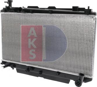 AKS Dasis 210049N - Радиатор, охлаждение двигателя autospares.lv