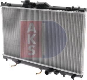 AKS Dasis 210046N - Радиатор, охлаждение двигателя autospares.lv