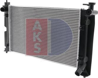 AKS Dasis 210041N - Радиатор, охлаждение двигателя autospares.lv