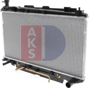 AKS Dasis 210103N - Радиатор, охлаждение двигателя autospares.lv