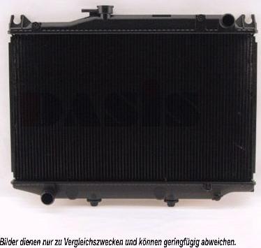 AKS Dasis 210860N - Радиатор, охлаждение двигателя autospares.lv