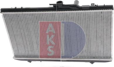 AKS Dasis 211610N - Радиатор, охлаждение двигателя autospares.lv