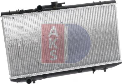 AKS Dasis 211610N - Радиатор, охлаждение двигателя autospares.lv