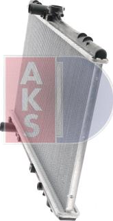 AKS Dasis 211610N - Радиатор, охлаждение двигателя autospares.lv