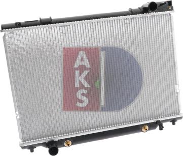 AKS Dasis 213200N - Радиатор, охлаждение двигателя autospares.lv