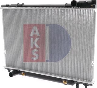 AKS Dasis 213200N - Радиатор, охлаждение двигателя autospares.lv