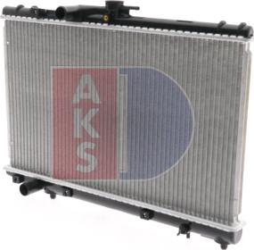 AKS Dasis 213750N - Радиатор, охлаждение двигателя autospares.lv