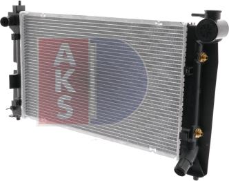 AKS Dasis 212029N - Радиатор, охлаждение двигателя autospares.lv