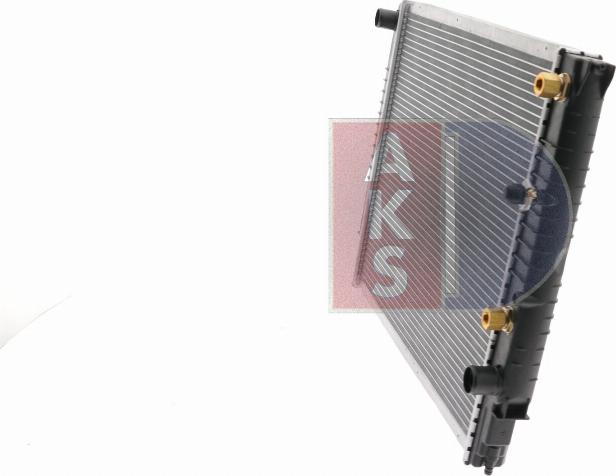 AKS Dasis 220500N - Радиатор, охлаждение двигателя autospares.lv