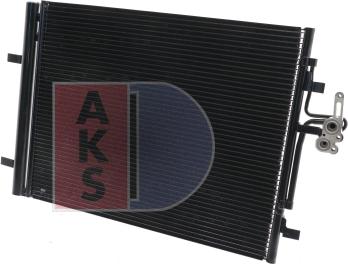 AKS Dasis 222009N - Конденсатор кондиционера autospares.lv