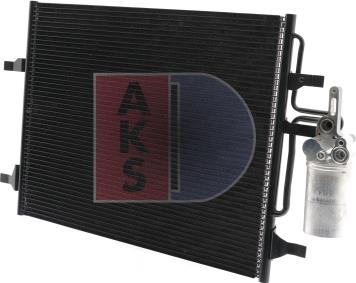 AKS Dasis 222012N - Конденсатор кондиционера autospares.lv
