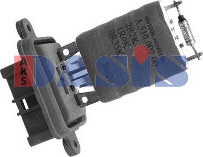 AKS Dasis 740226N - Сопротивление, реле, вентилятор салона autospares.lv