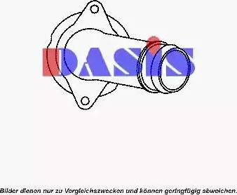 AKS Dasis 751950N - Термостат охлаждающей жидкости / корпус autospares.lv