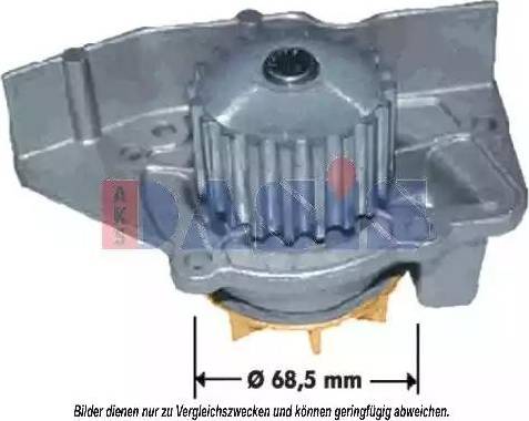 AKS Dasis 780065N - Водяной насос autospares.lv