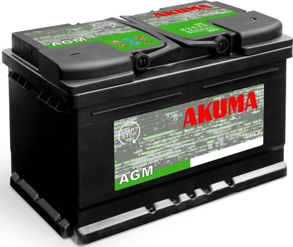 Akuma VR850 - Стартерная аккумуляторная батарея, АКБ autospares.lv