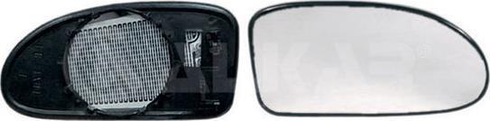 Alkar 6442399 - Зеркальное стекло, наружное зеркало autospares.lv