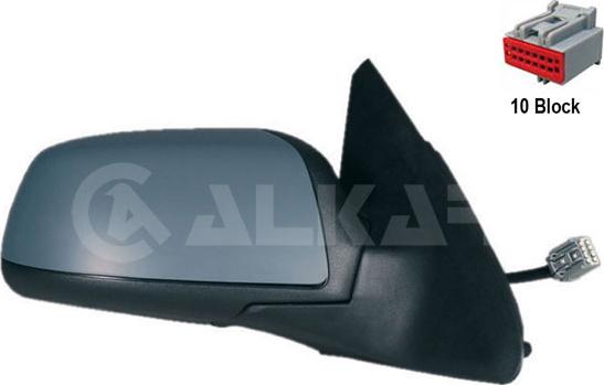 Alkar 6140378 - Наружное зеркало autospares.lv