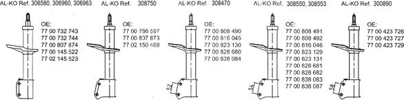 AL-KO 300890 - Амортизатор autospares.lv