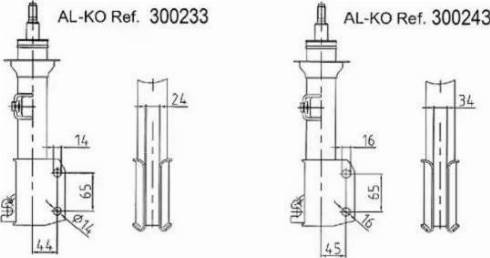 AL-KO 300230 - Амортизатор autospares.lv