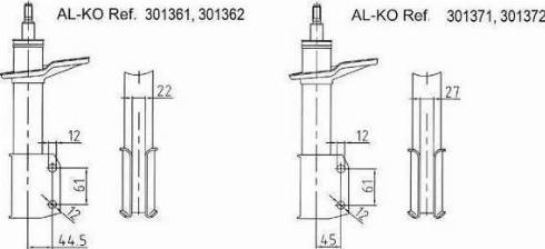 AL-KO 301371 - Амортизатор autospares.lv