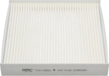 AMC Filter FCA-10002 - Фильтр воздуха в салоне autospares.lv