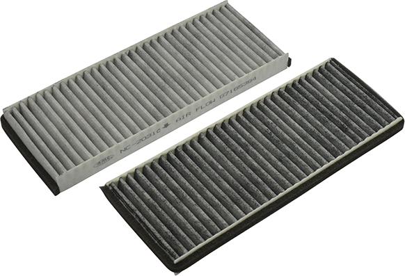 AMC Filter NC-2031C - Фильтр воздуха в салоне autospares.lv