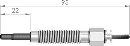 A-N PARTS 056 233 - Свеча накаливания autospares.lv