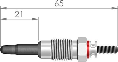 A-N PARTS 064 113 - Свеча накаливания autospares.lv