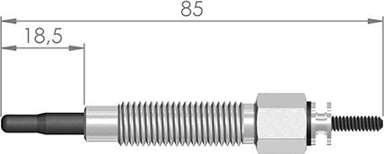 A-N PARTS 085 352 - Свеча накаливания autospares.lv