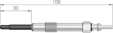 A-N PARTS 108 639 - Свеча накаливания autospares.lv