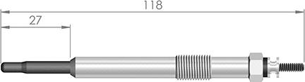 A-N PARTS 118 492 - Свеча накаливания autospares.lv