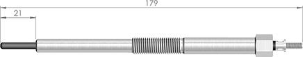 A-N PARTS 180 031 - Свеча накаливания autospares.lv